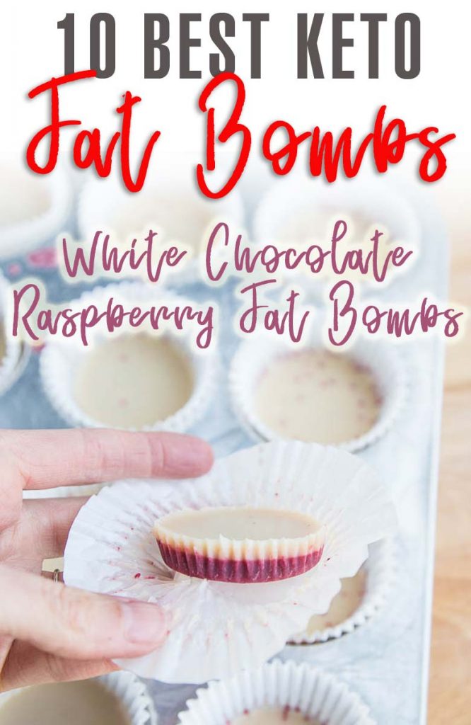 White Chocolate Raspberry Fat Bombs