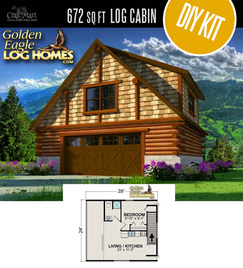 Tiny Log Cabin Kits Easy Diy Project Craft Mart