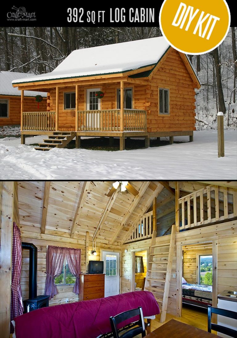 small log cabin kits new york
