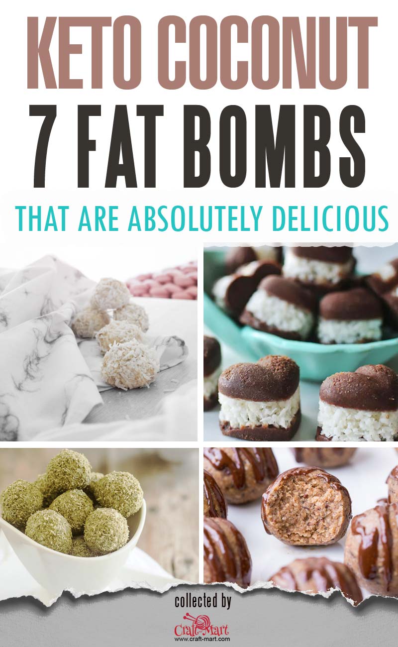 Keto Coconut Fat Bombs (and ultimate collection of 54 keto snacks) #ketofatbombs #ketodiet #easyfatbombrecipes #bestfatbombrecipes #highfatlowcarbsnacks #lowcarbsnack #ketosnack #ketochocolatecoconutfatbombs 