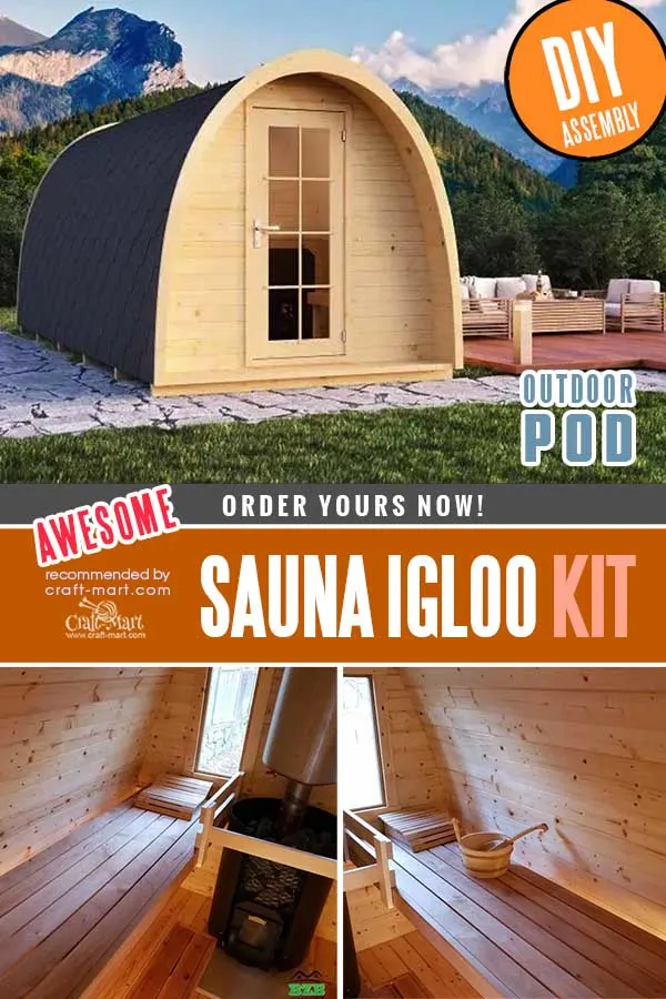 Outdoor Sauna Kit - Igloo 40