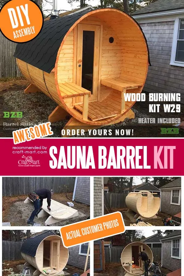 DIY Barrel Sauna Kit