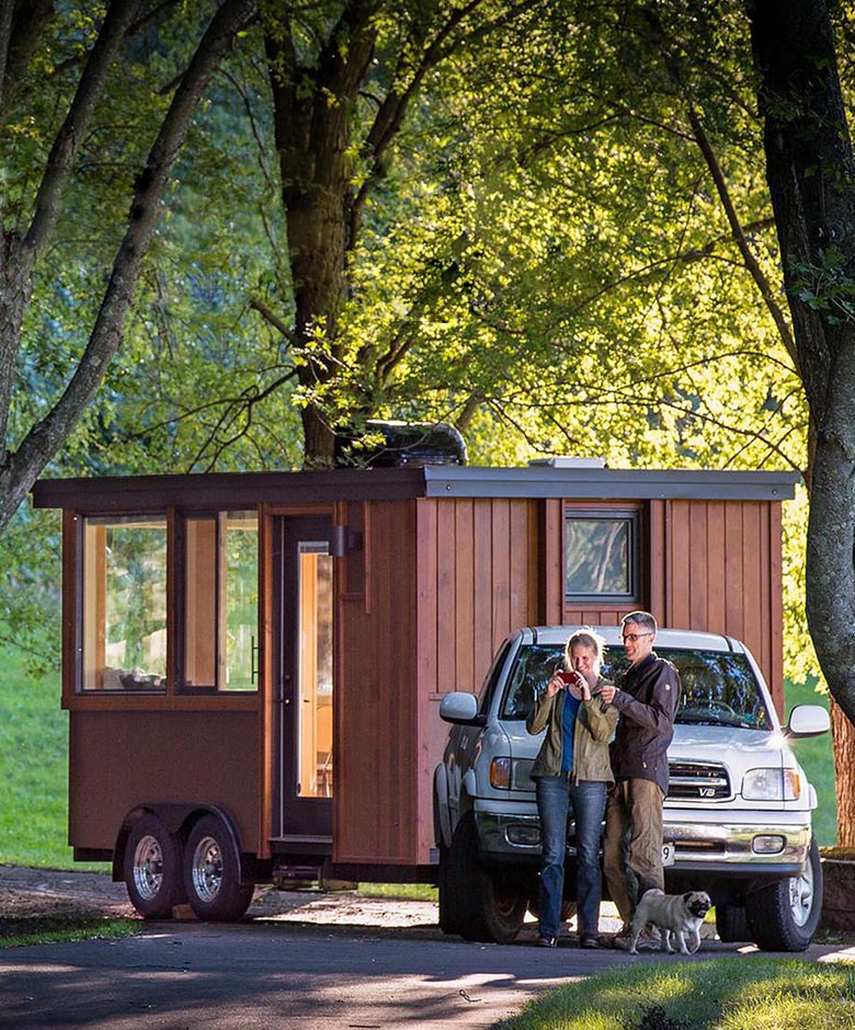 Get one of these tiny houese for FREE and start earning money from renting it! Or simply buy one of the most beautiful tiny house trailers with easy financing starting from $195/m! #tinyhouse #tinyhouseplans #minimalism