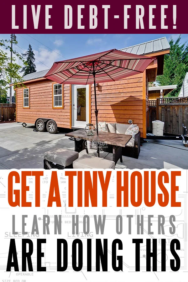 These tiny houses can really be the way to live debt-free. Even if you can't afford to buy one for cash imagine paying only $195/m!