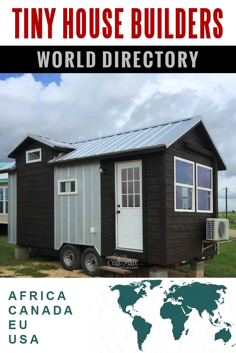 tiny home builders world directory: USA, Canada, EU, Africa
