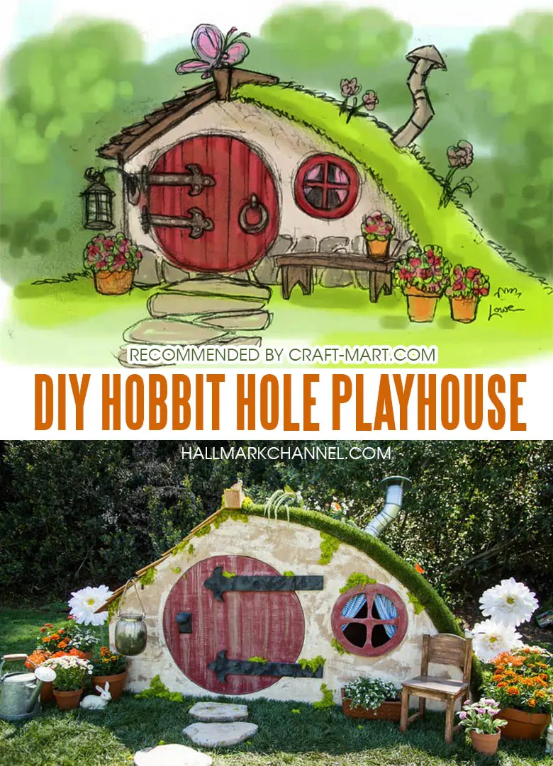 One of the most adorable DIY Hobbit houses that you can build by following easy instructions.
