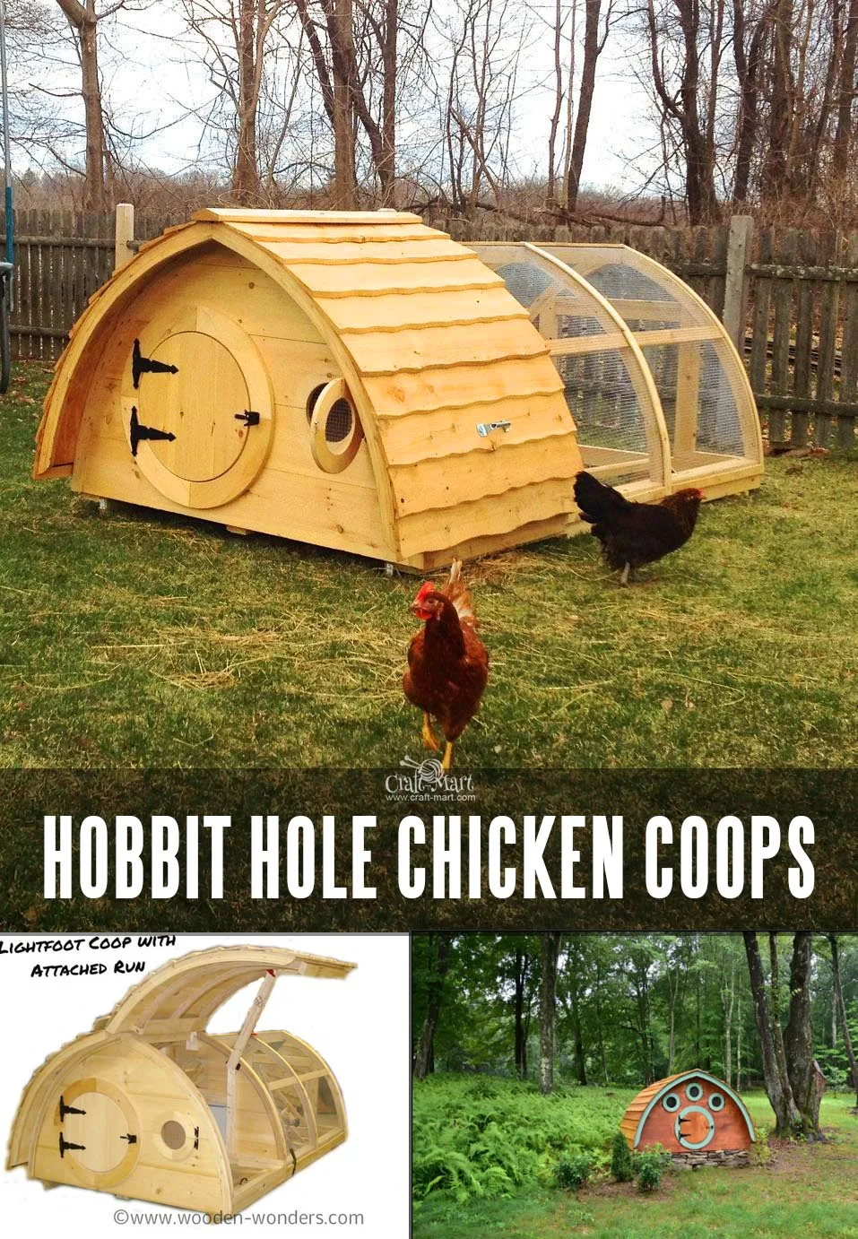 Hobbit-Style Living for Chicks - Hobbit Hole Chicken Coops