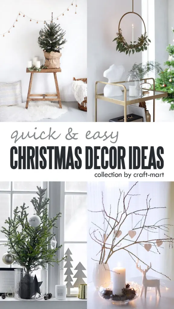 modern minimalistic Christmas decor