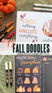 Easy Fall Pumpkin Doodles