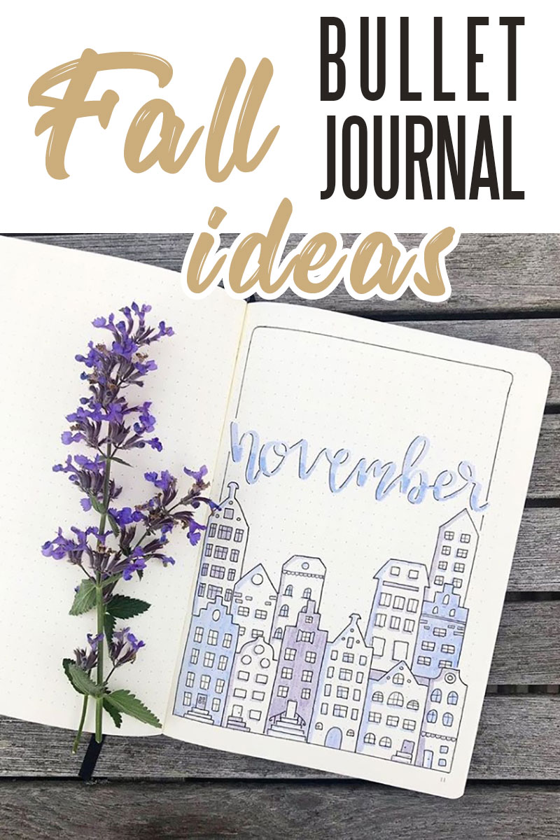 Fall bullet journal page ideas - fall doodles #fallbujo #bulletjournal