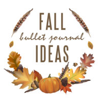 Fall Bullet Journal Ideas
