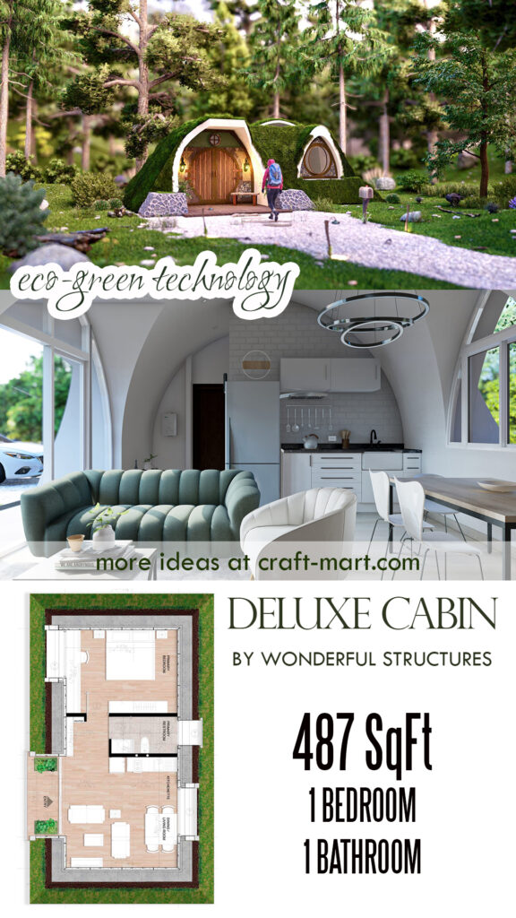 deluxe cabin 487 sqft