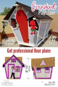 Crooked playhouse Floor Plans