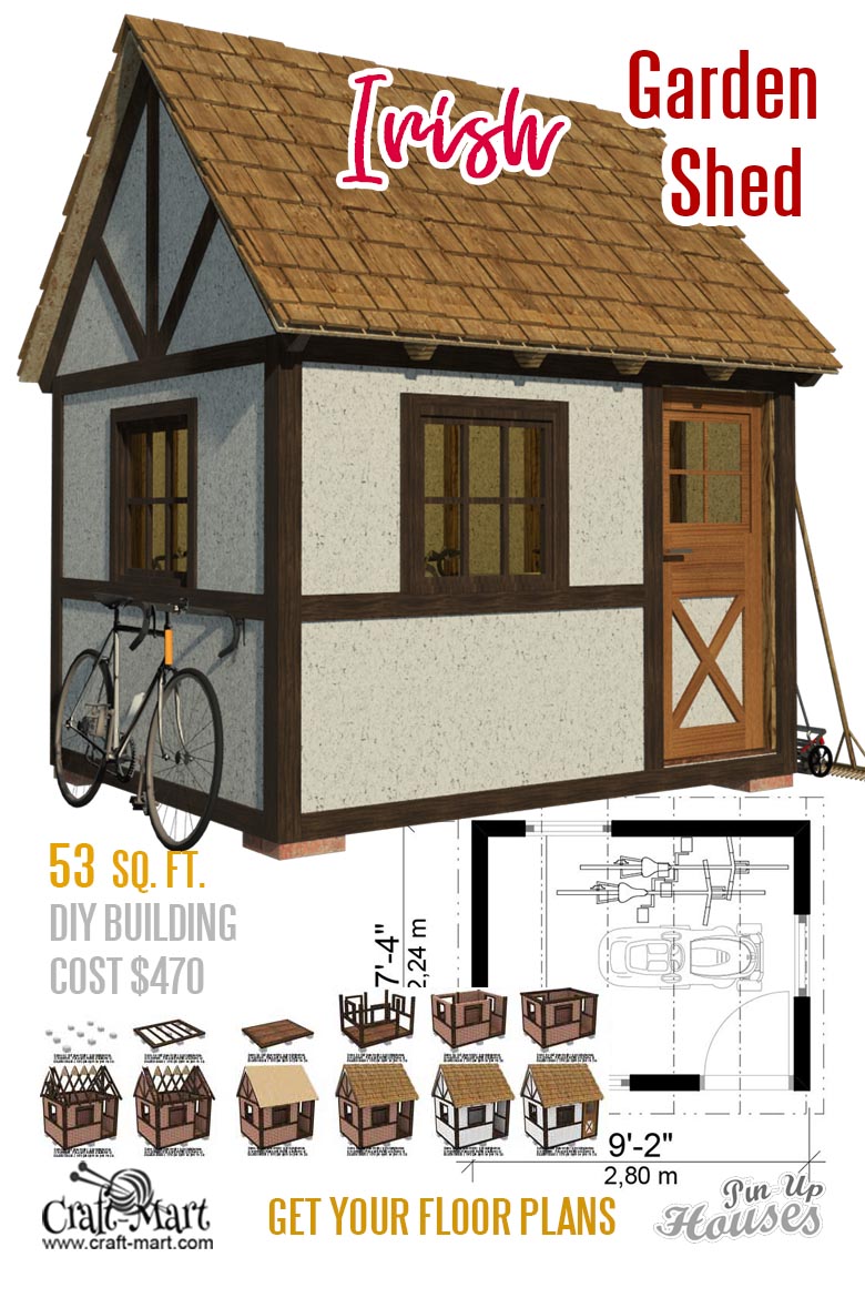 Backyard Shed Cabin Floor Plans 