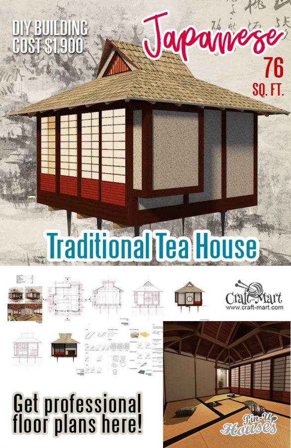 110 Japanese Tea House Plans 1 Craft Mart 9126