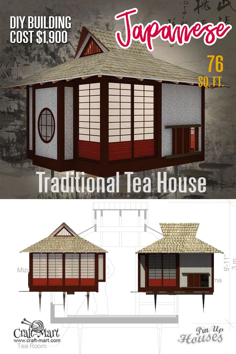 Japanese tea house plans