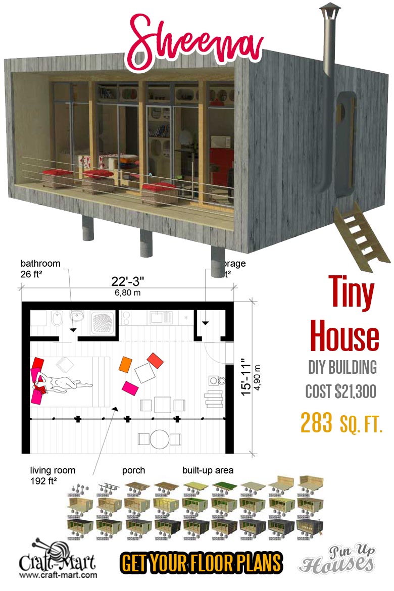 Small Unique House Plans A Frames Small Cabins Sheds Craft Mart