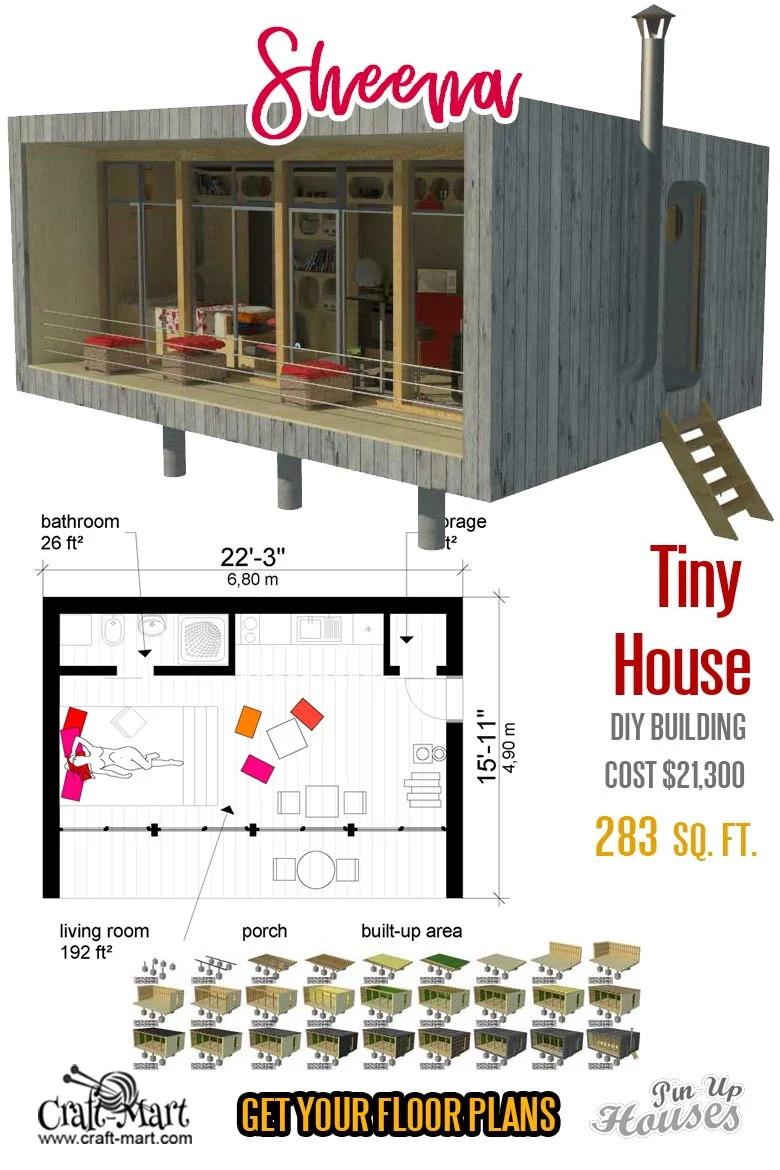 Tiny House Plans "Sheena"