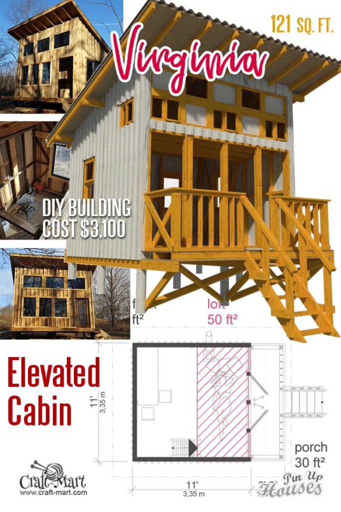 Unique small house plans (A-frames, small cabins, sheds) - Craft-Mart