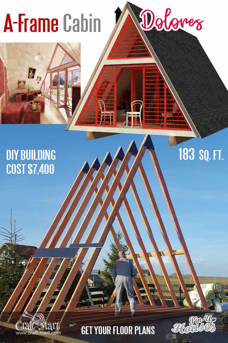 a frame cabin designs