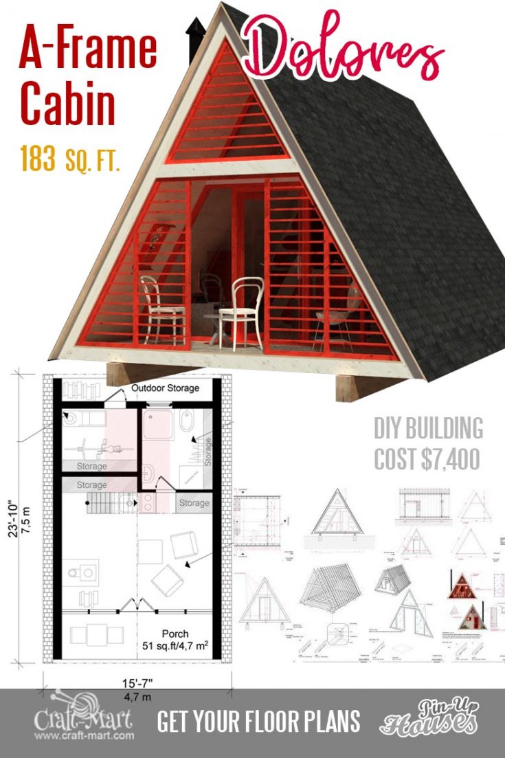 small-a-frame-house-plans-free-in-2020-with-images-a-frame-house-plans-a-frame-cabin-plans