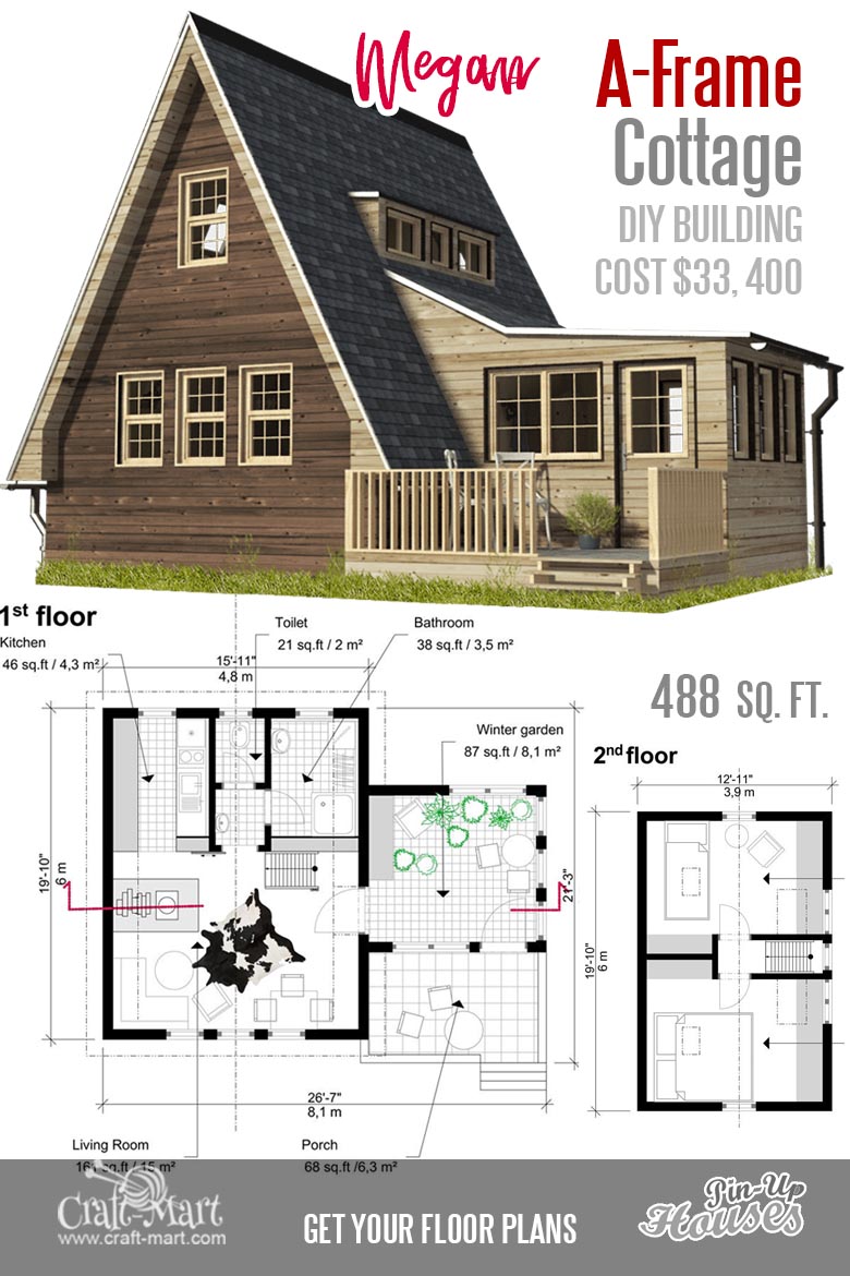 Floor Plan CH Small House Plans A Frame House Plans Home Design ...