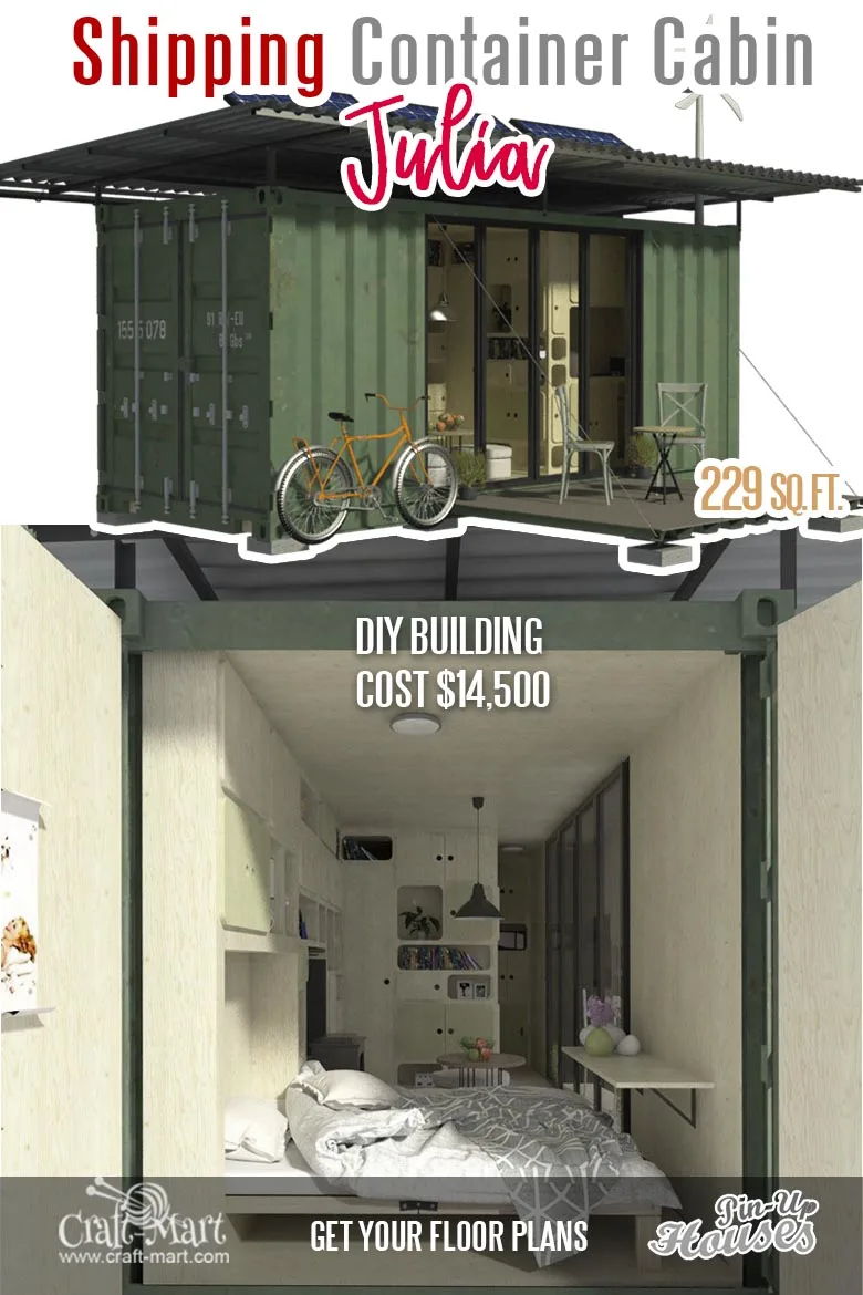 modern container home plans Julia