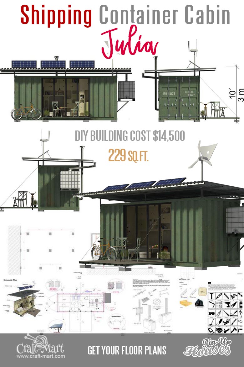 Read about dangers of living in a shipping container! Shipping containers made out of solid metal act pretty close as Faraday cage shielding inside from the electromagnetic fields.