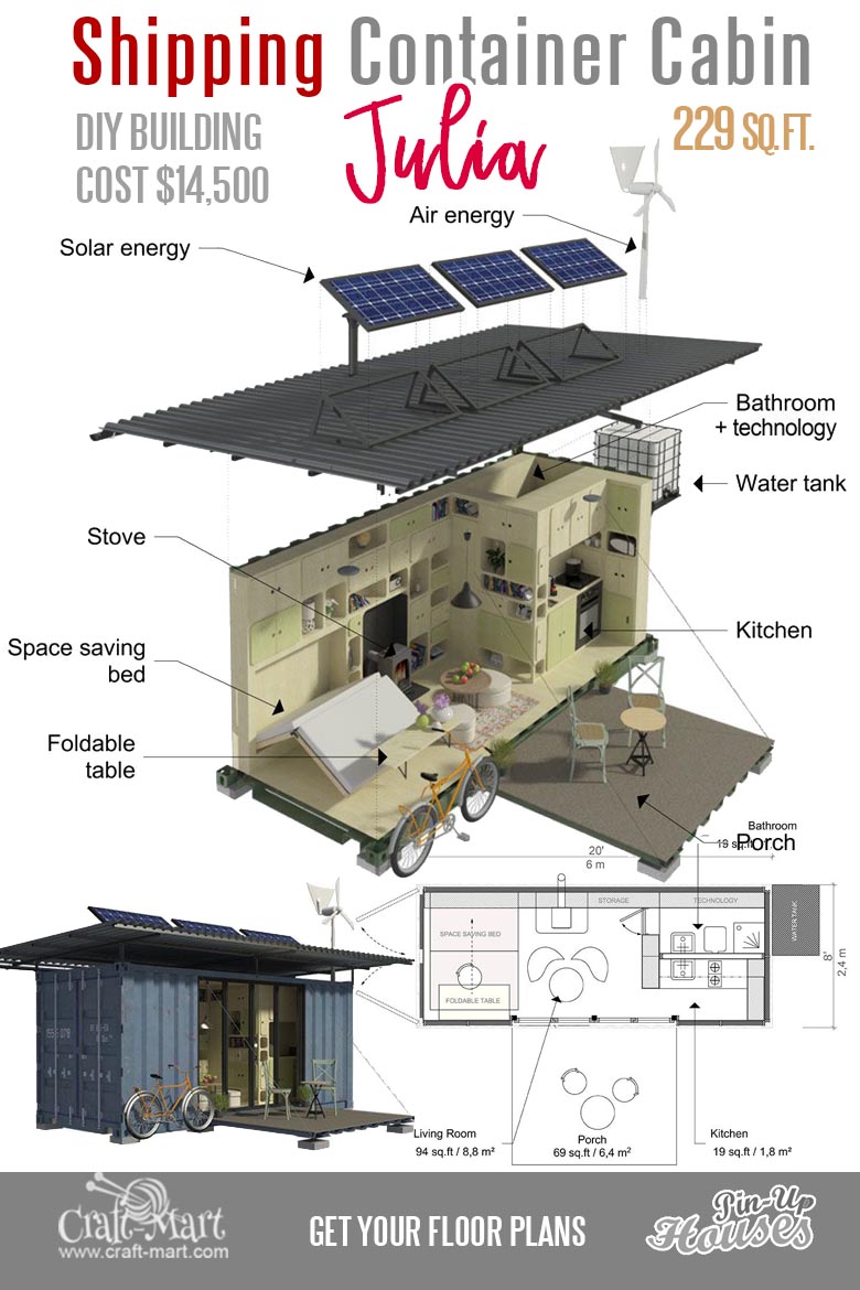 small container house plans Julia