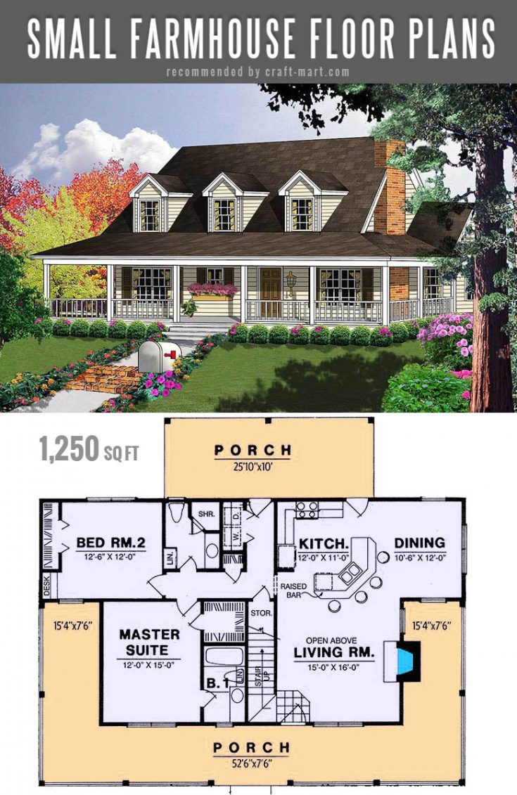 Small Farmhouse Plans For Building A Home Of Your Dreams Craft Mart 