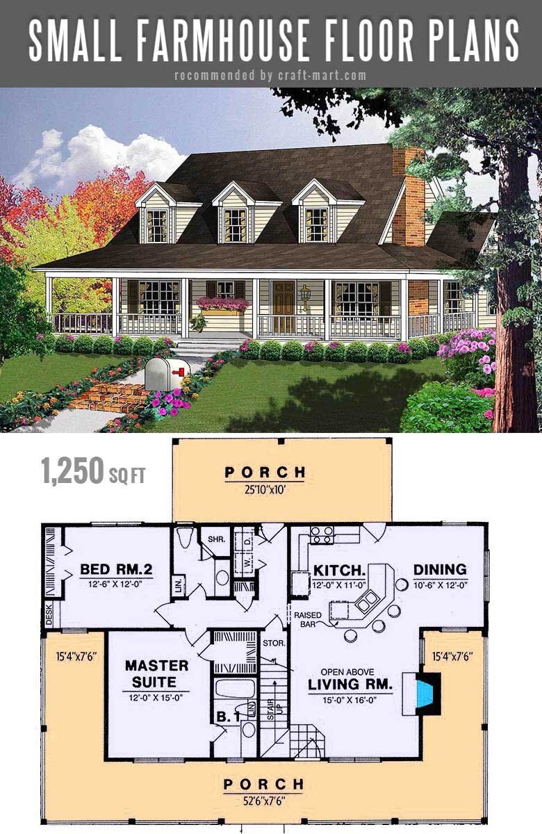 Small Farmhouse Plans For Building A Home Of Your Dreams, 55% OFF