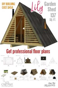 A-Frame Shed Floor Plans