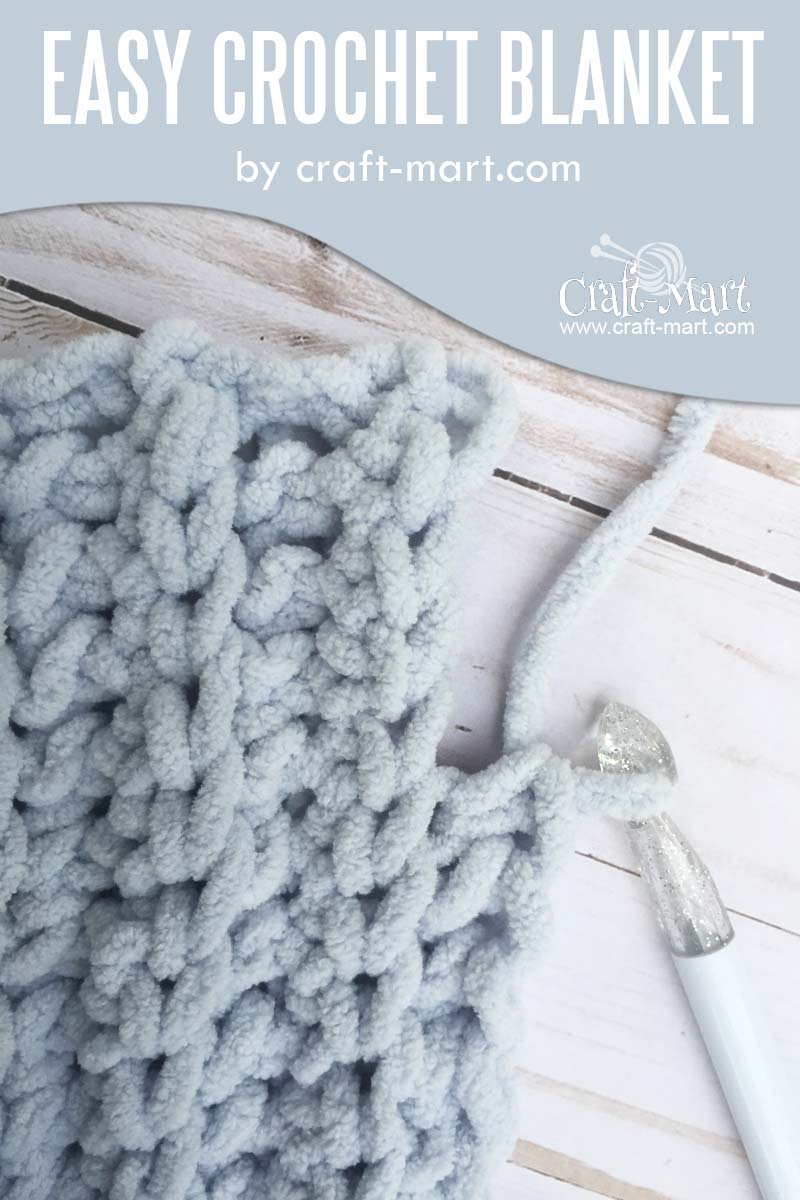 Simple And Easy Crochet Blanket Tutorial Free Bernat