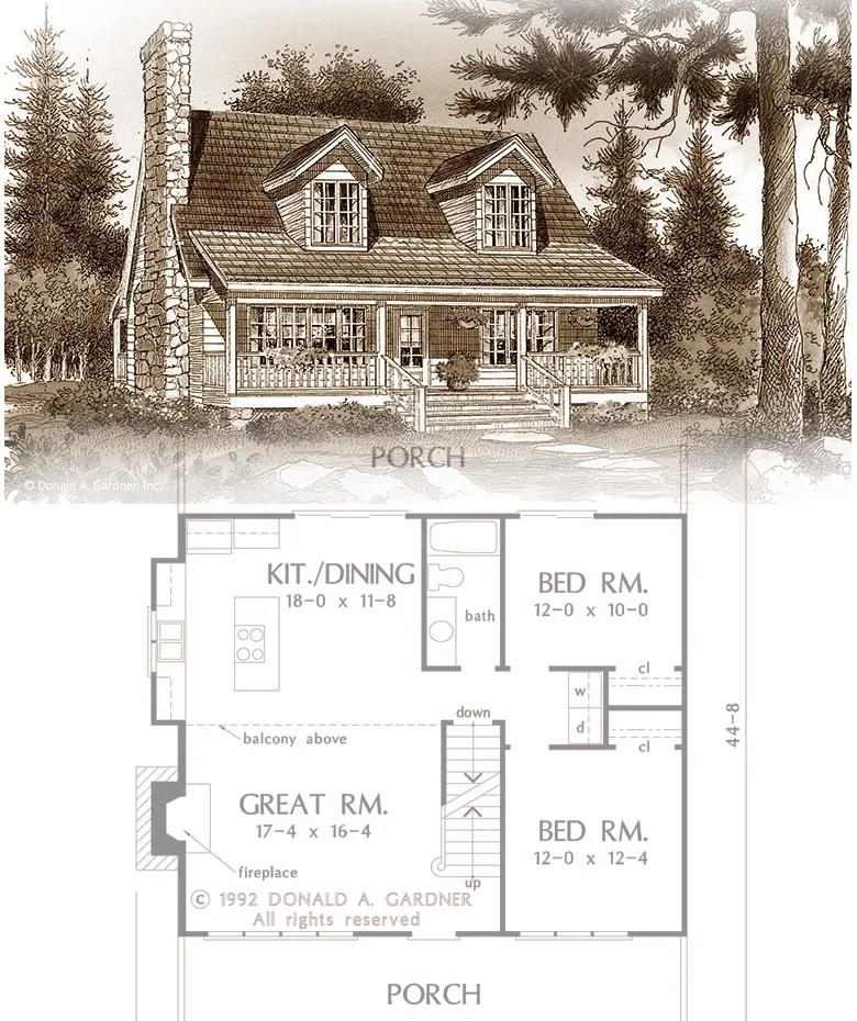 SMALL RUSTIC HOUSE PLANS FOR EMPTY NESTERS