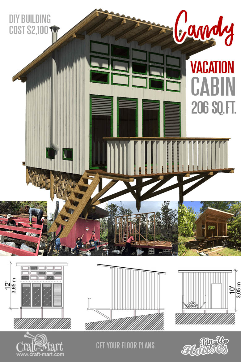 small cabin plans with loft