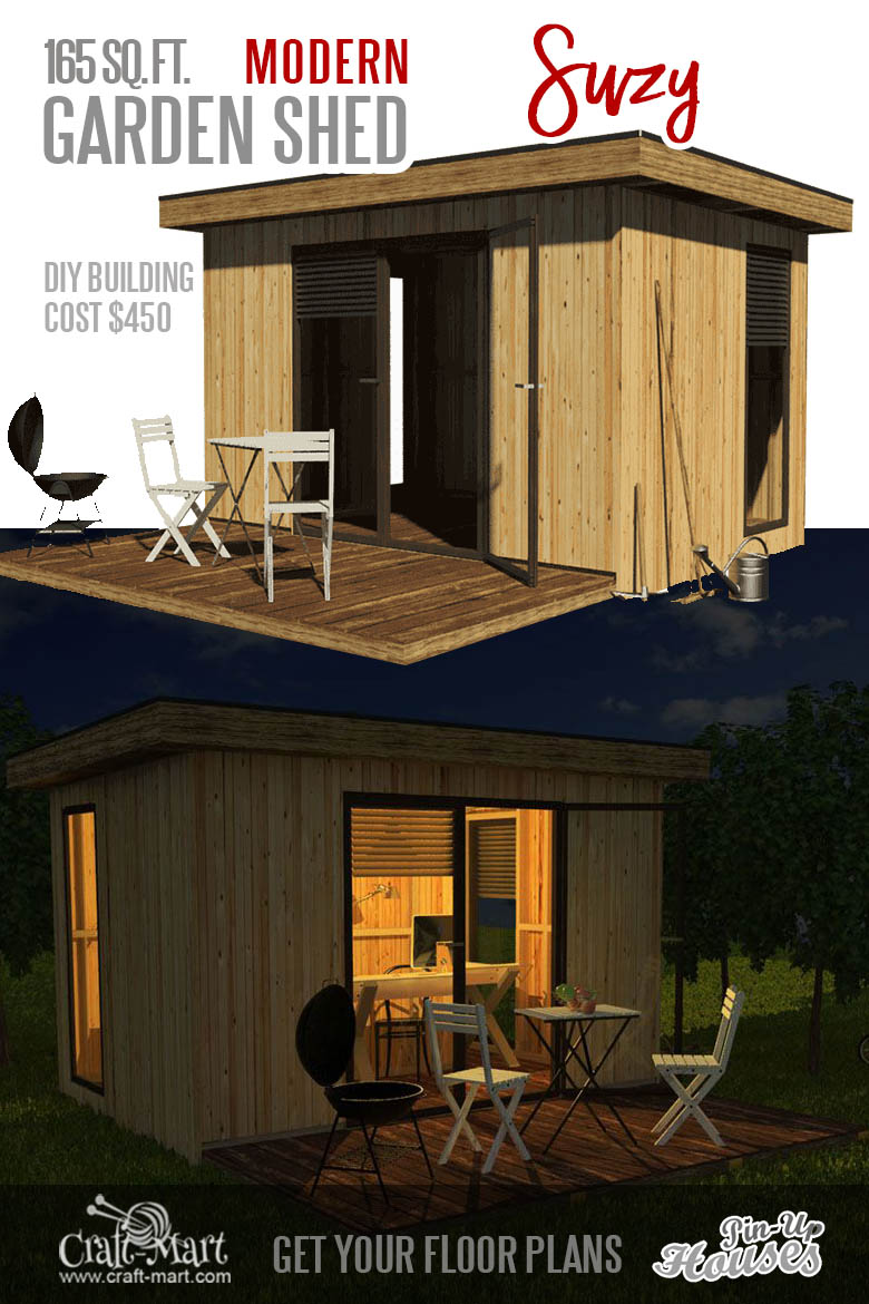 small modern shed plans