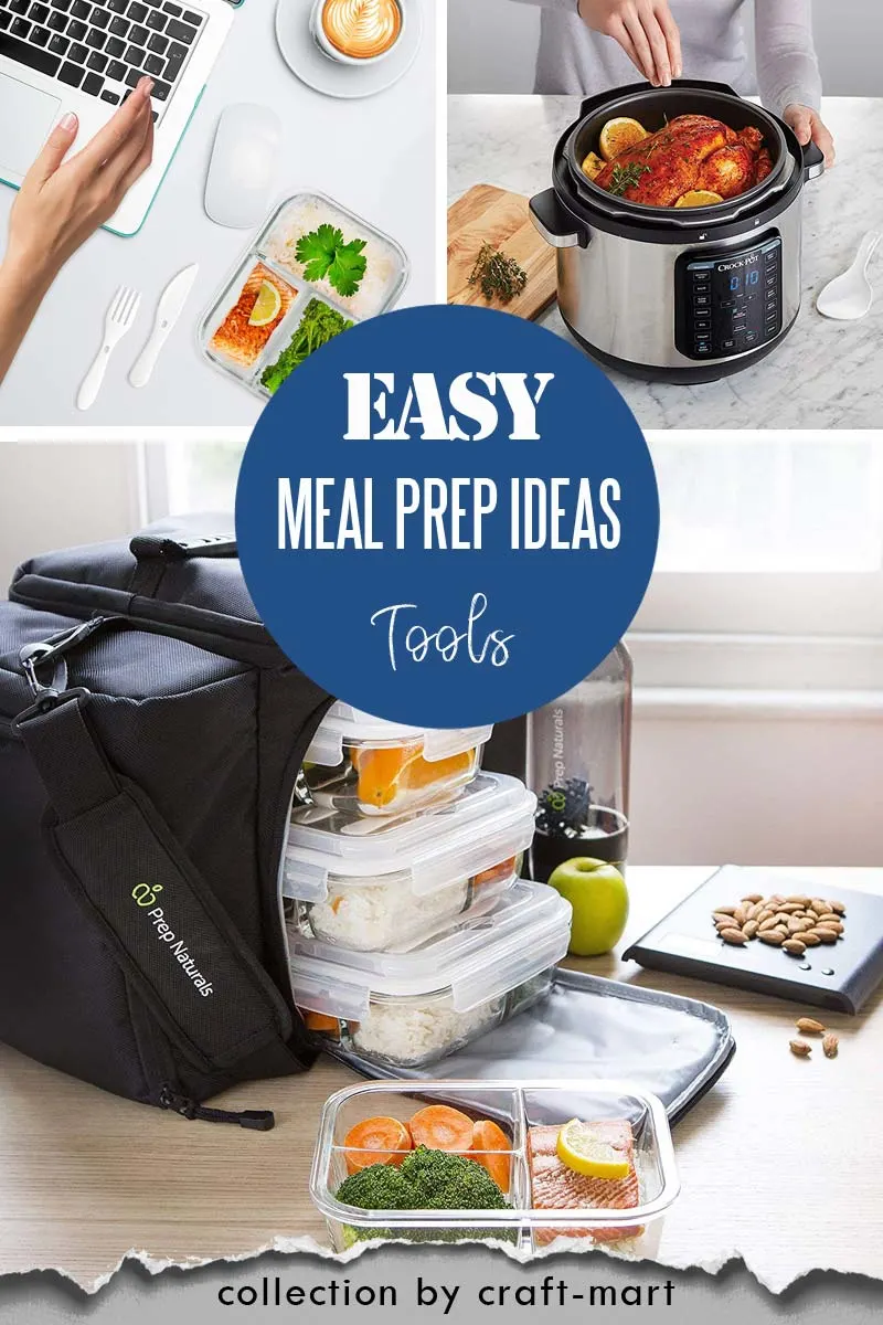 Healthy Meal Prep Ideas - containers and tools to use to make your meal prep effortless #easymealprepideas