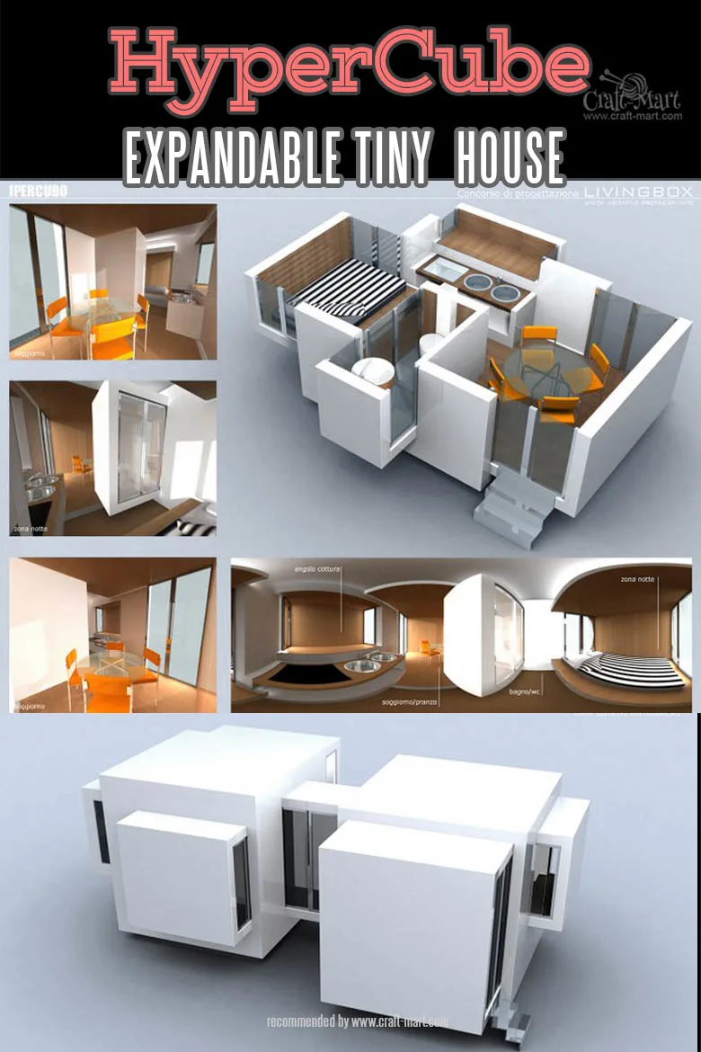 HyperCube Expandable modern modular Tiny House