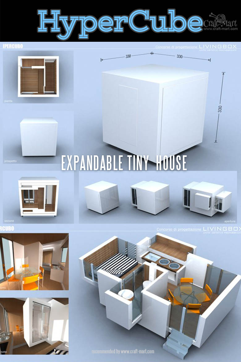 modern foldable Tiny House - HyperCube
