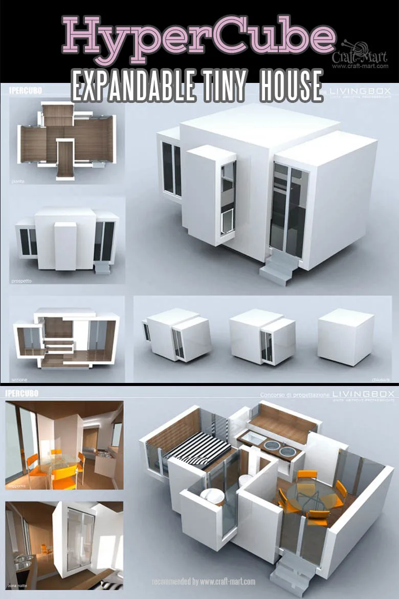 HyperCube Expandable modern Tiny Home