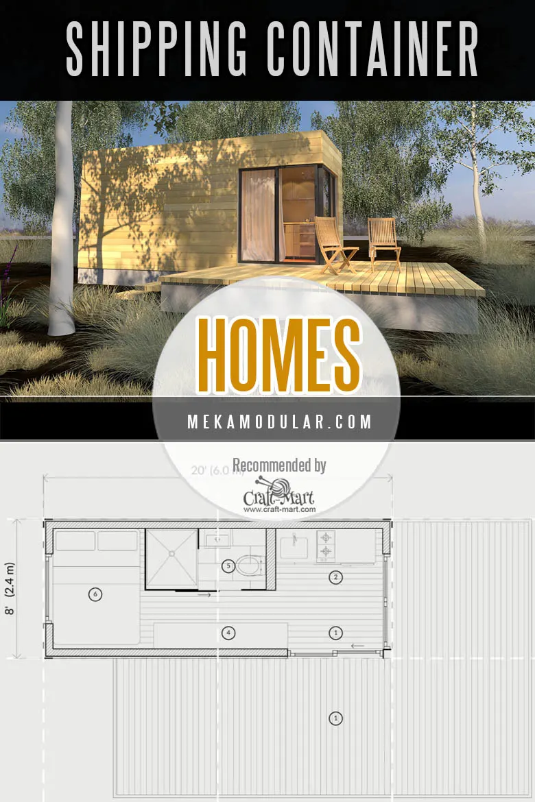 Meka Modular shipping container homes
