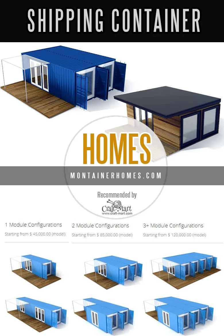 Containerized homes designed and built by Montainer