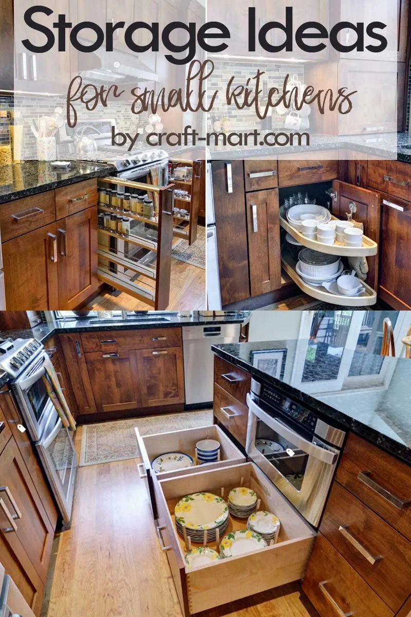 18 Clever Storage Ideas for Small Kitchens   Craft Mart