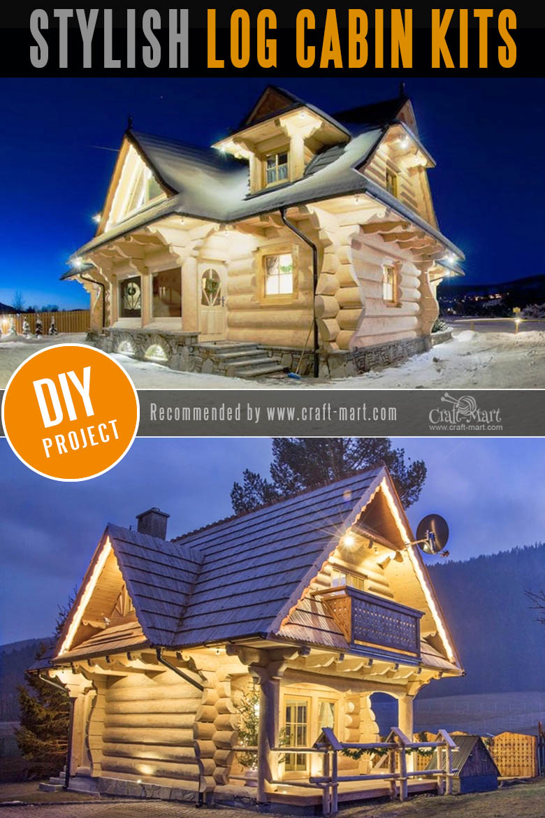 log cabin homes by The Little Log House Company