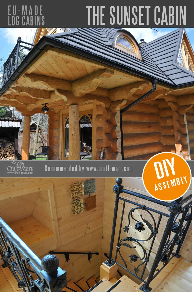 log cabin homes by The Little Log House Company