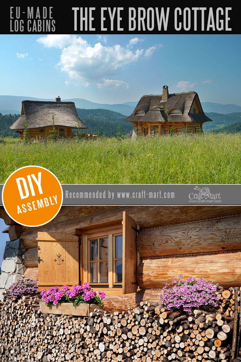 pre-built cabins by The Little Log House Company