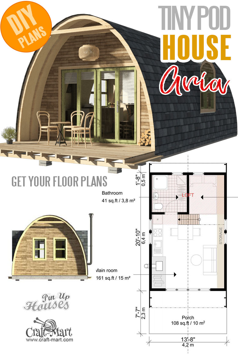 home plans with cost to build - Pod House Plans Aria
