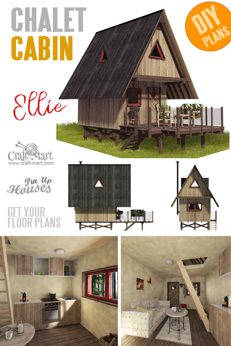 one room cabin plans with cost to build - Chalet Ellie
