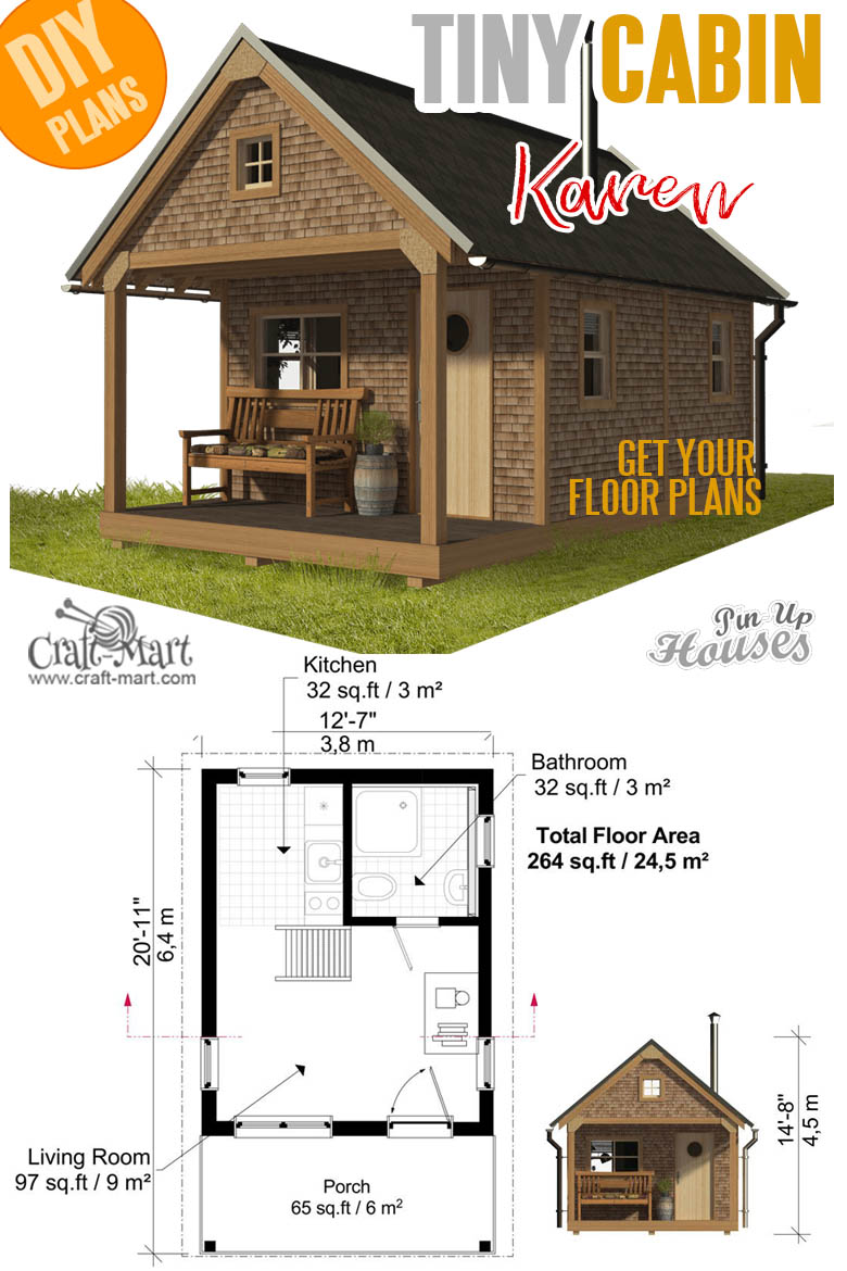 Basic Cabin Karen with cost of building a tiny house