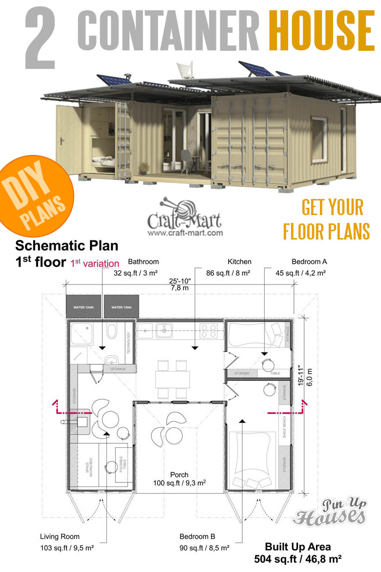 16 Cutest Small and Tiny Home Plans with Cost to Build - Craft-Mart